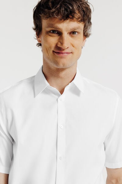 Chemisette en coton sans repassage