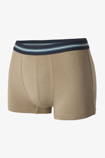 Boxer en coton avec ceinture ray&eacute;e