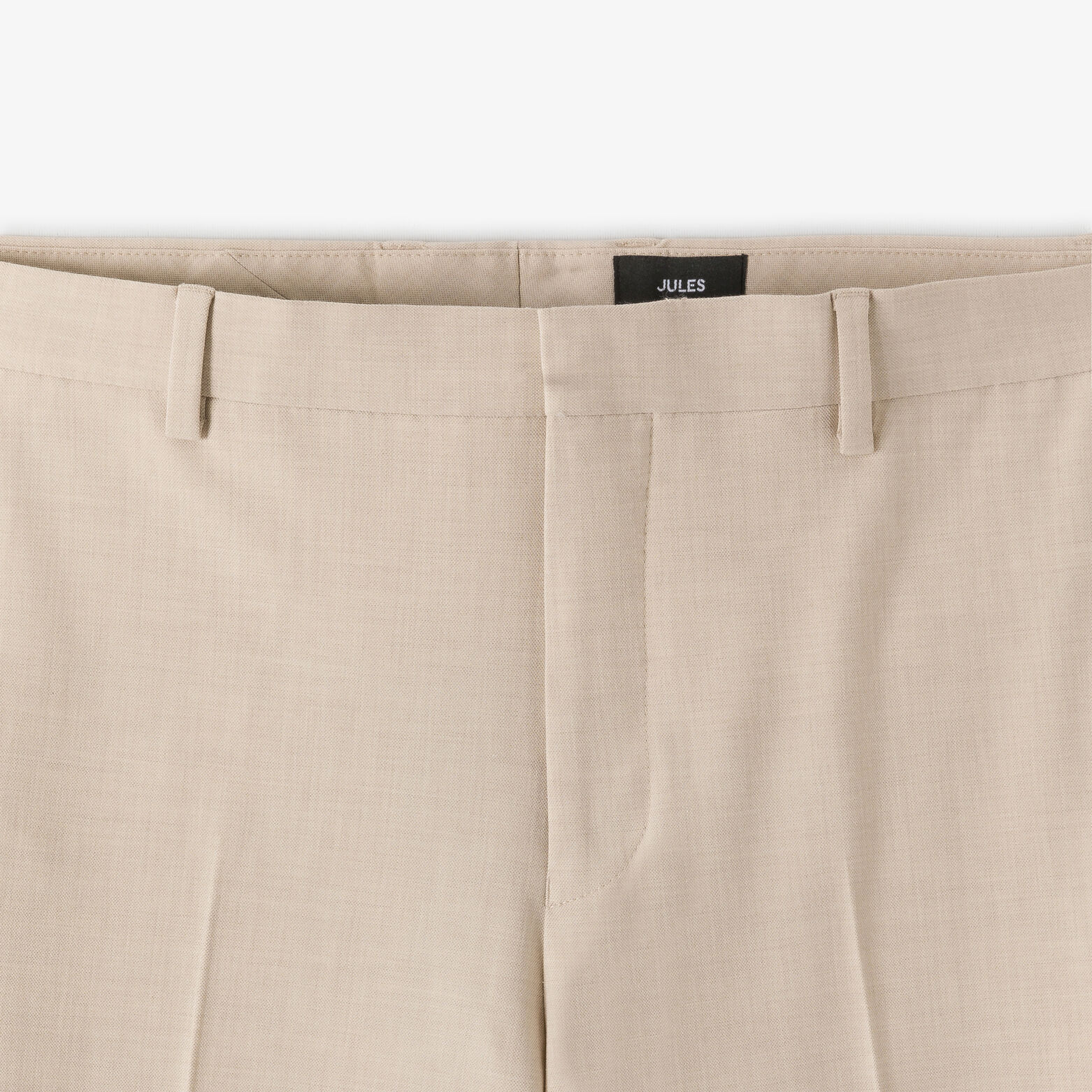 Tweekleurige comfort fit kostuumbroek