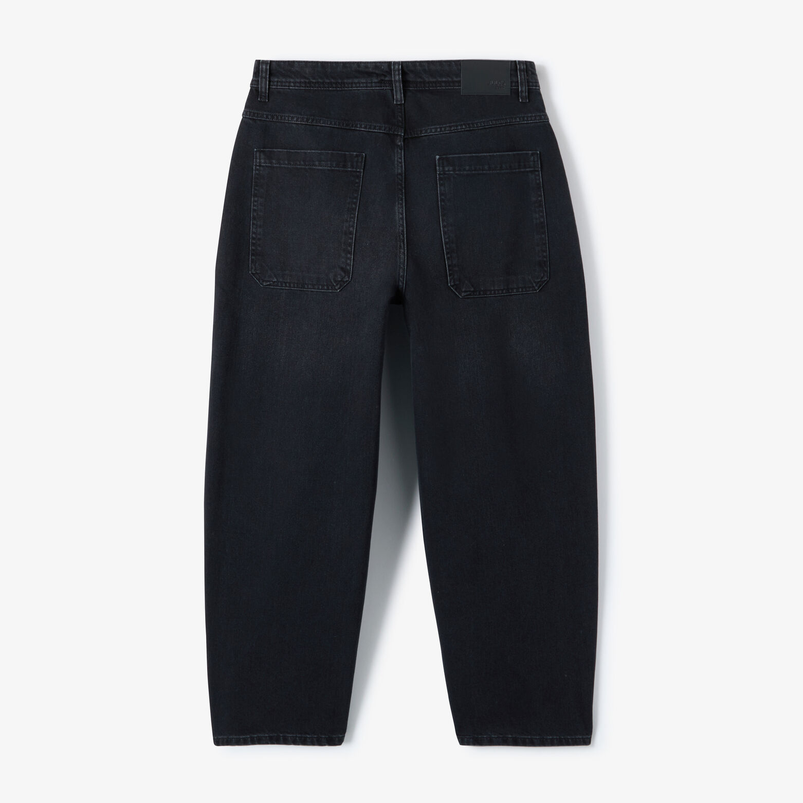 Jean barrel d&eacute;lav&eacute; 100% coton
