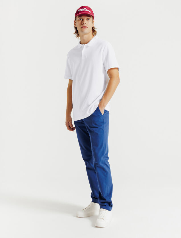 Polo manches courtes piqué uni