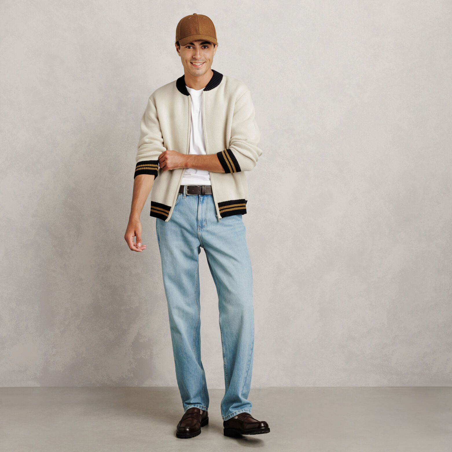 Gilet bomber zipp&eacute;