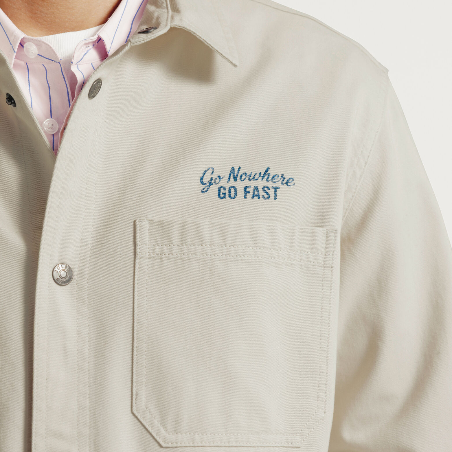 Surchemise en coton imprim&eacute;e