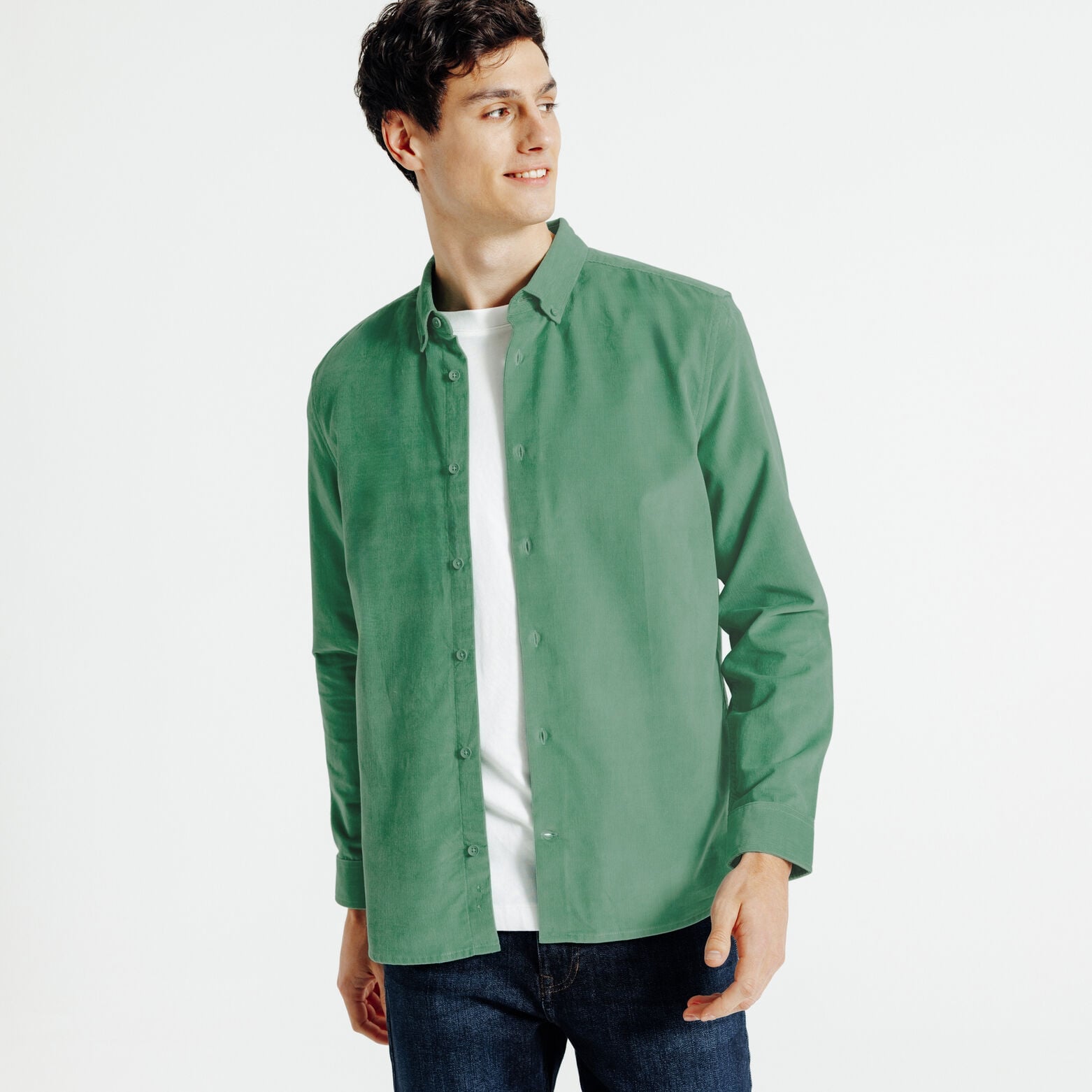 Chemise en velours regular