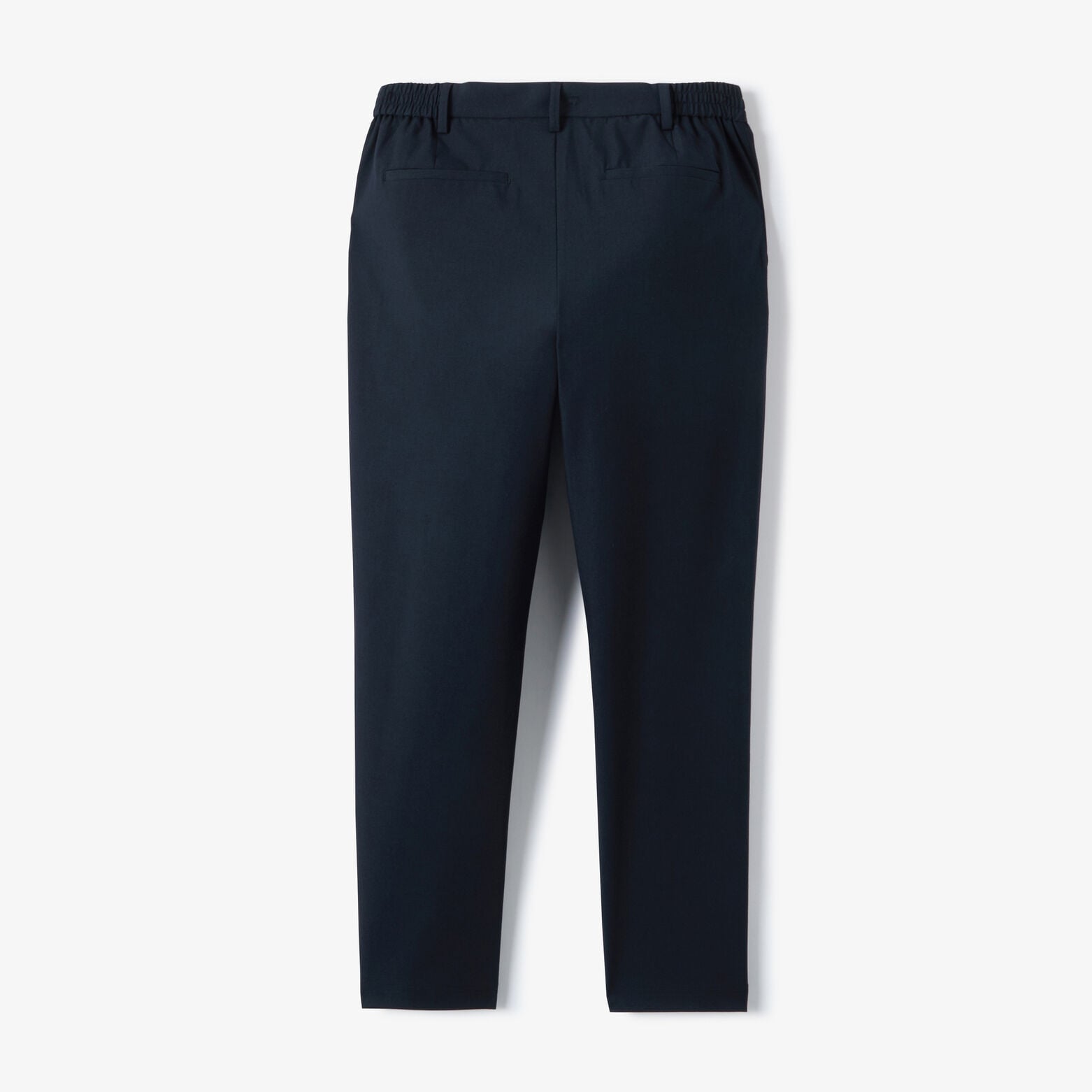 Tapered broek met half-elastische taille