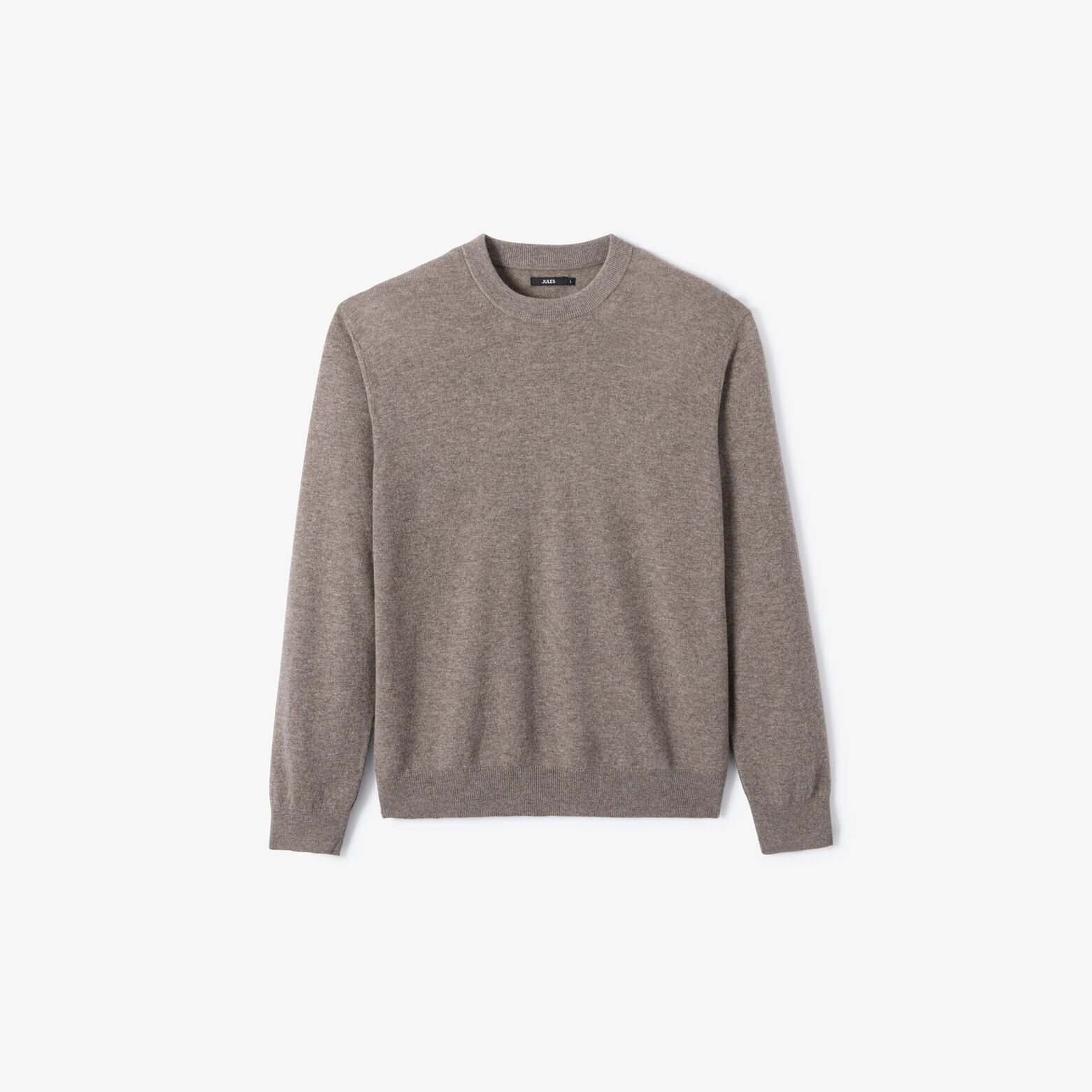 Pull col rond m&eacute;rinos cachemire