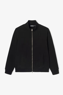 Sweat veste zipp&eacute;e col montant uni heavy weight