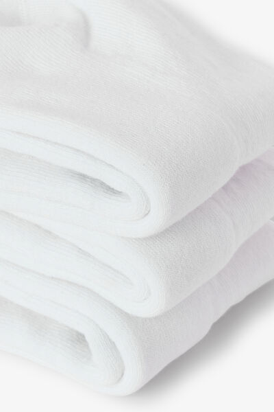 Lot de 3 paires de chaussettes unies basses