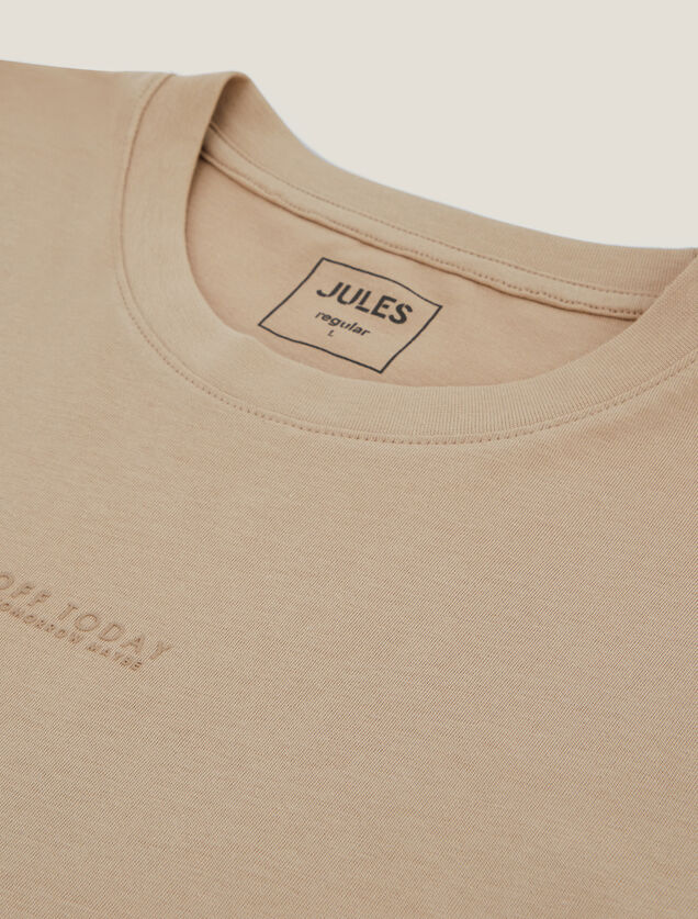 Tee shirt jersey imprim&eacute;  plac&eacute;