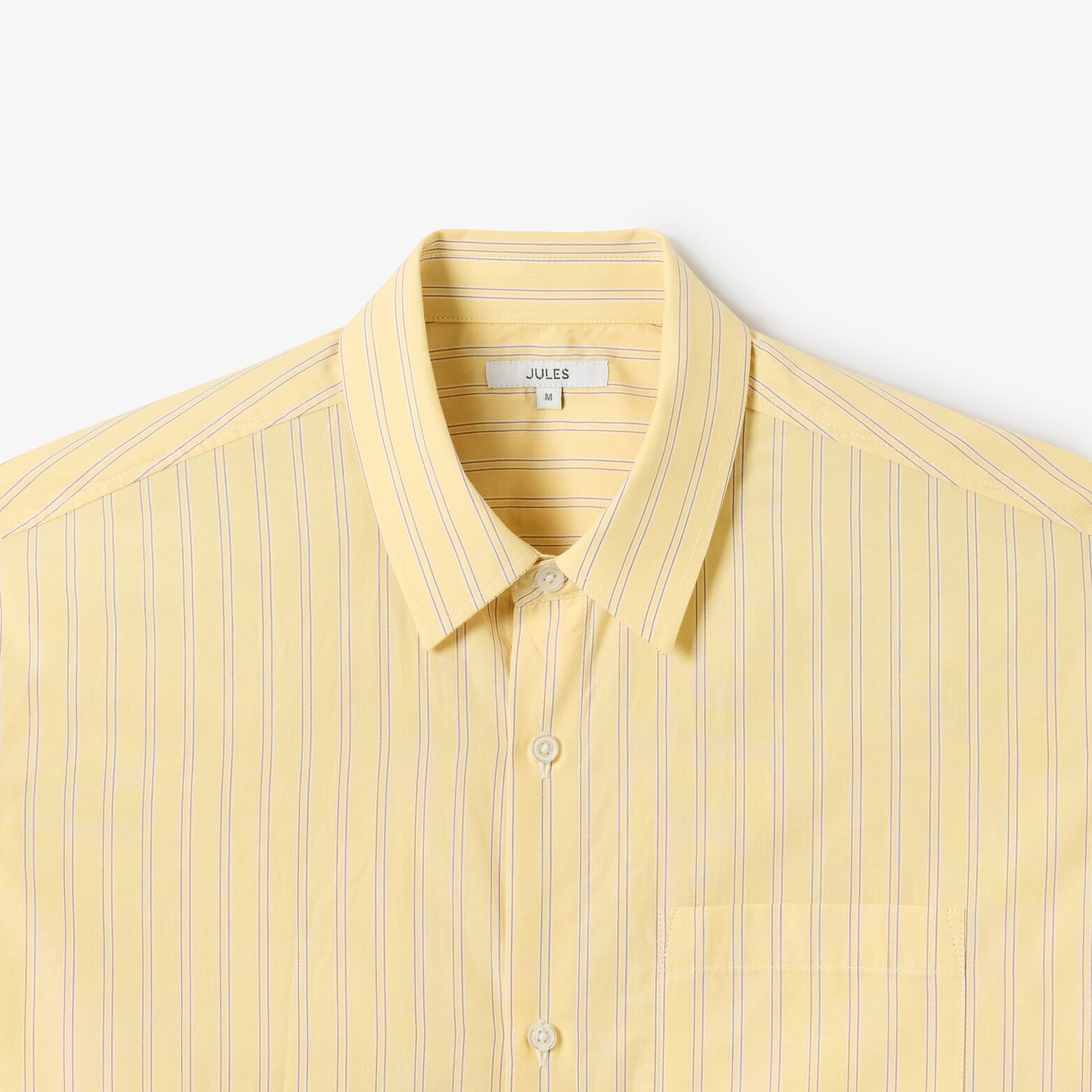 Chemise en coton boxy ray&eacute;e