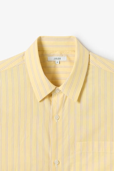 Boxy fit streepjeshemd in katoen