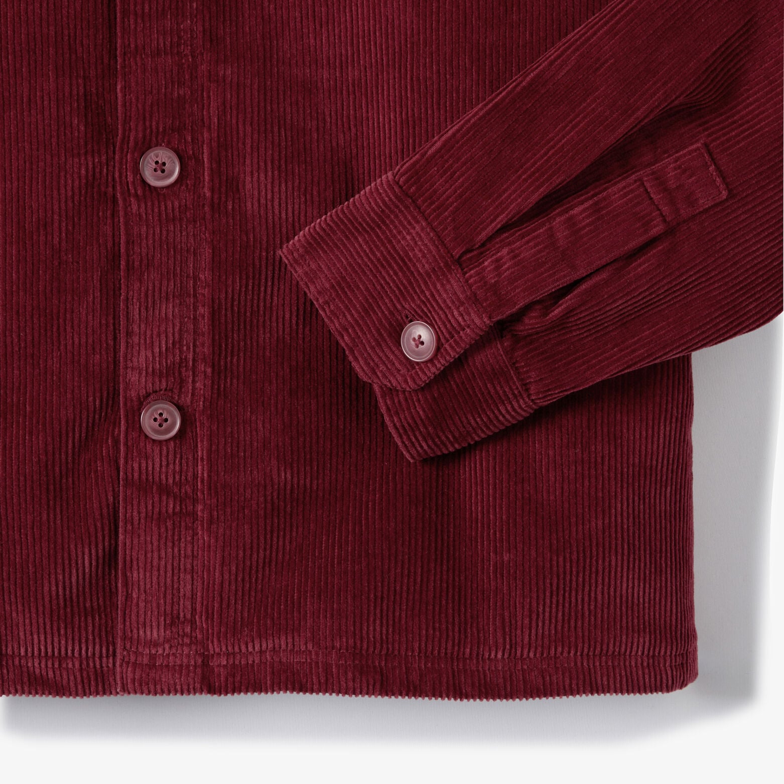 Surchemise en velours unie