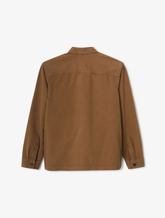 Surchemise en jean coton