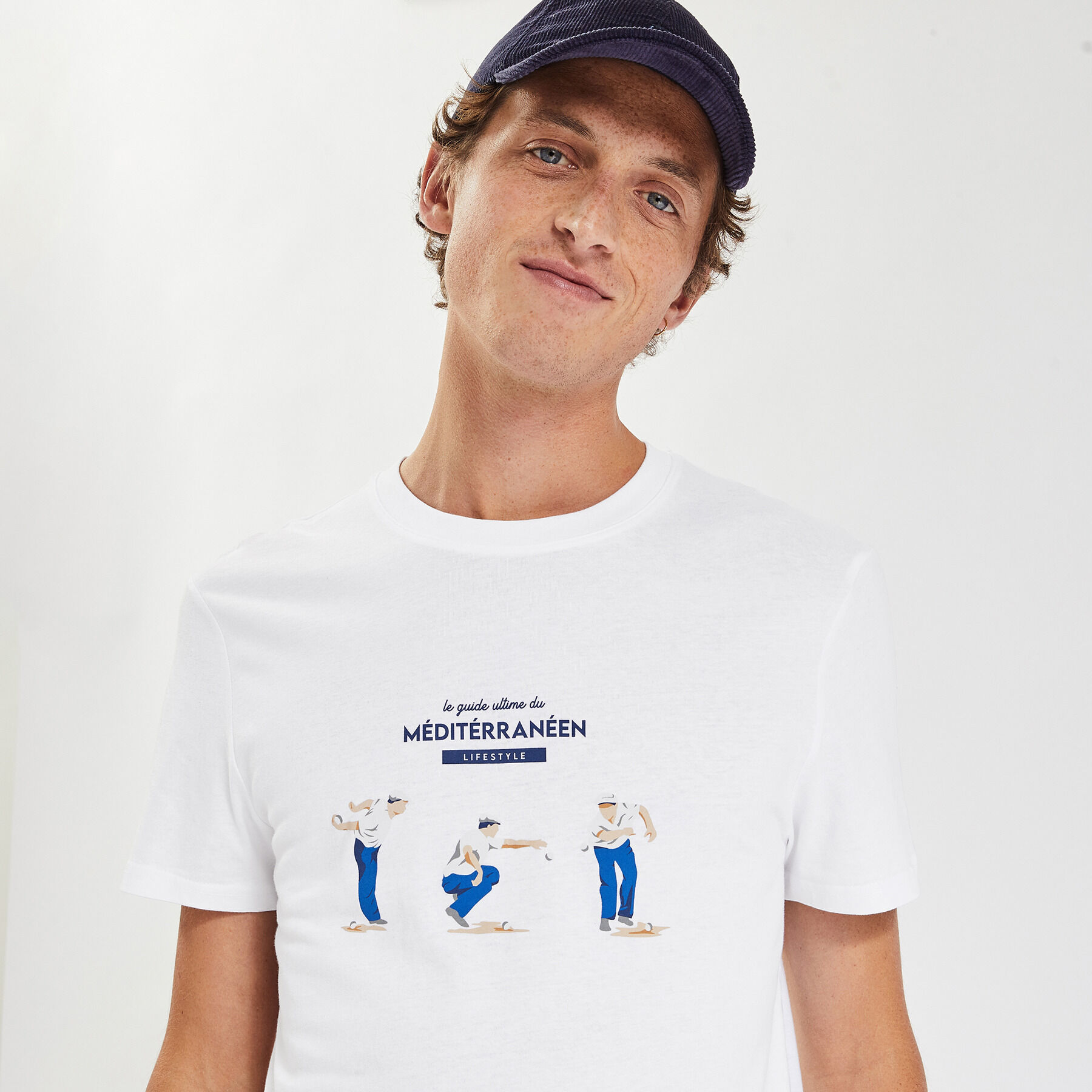 T-shirt Jules Homme - Couleur Blanc, Taille M, Occasion Très Bon état