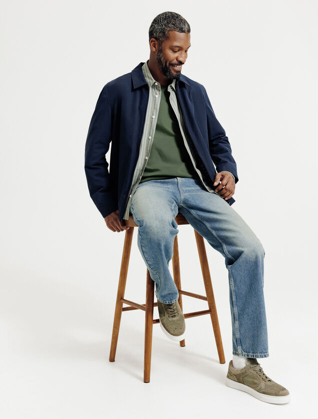 Basic T-shirt met ronde hals