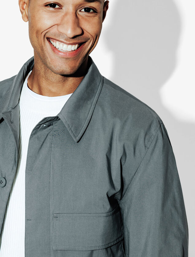 Veste mi-saison col chemise