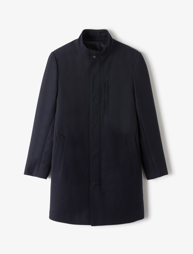 Manteau hiver long col montant