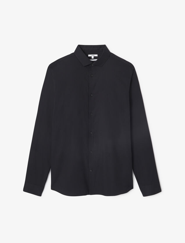 Chemise sans repassage slim en coton
