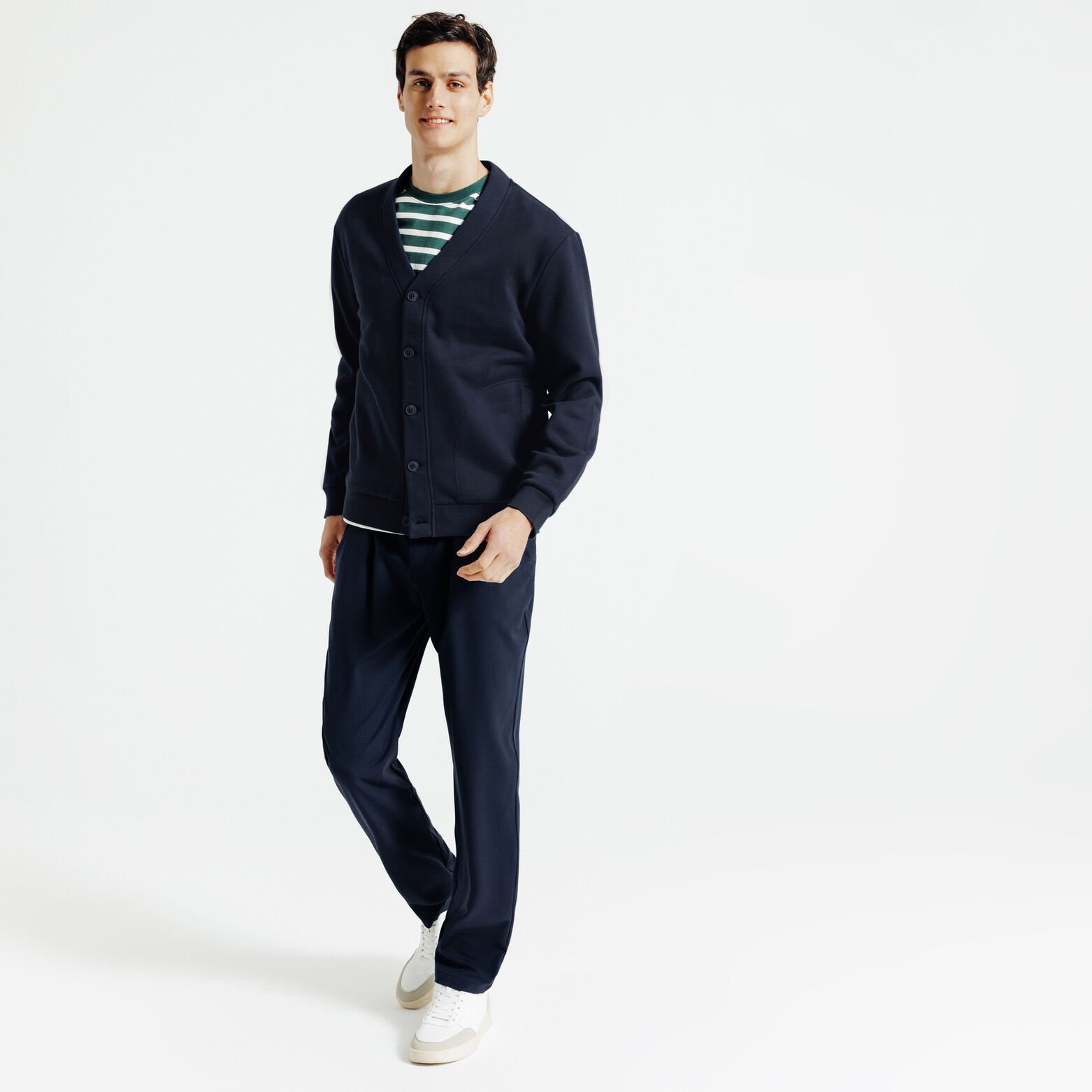 Sweatvest met knopen