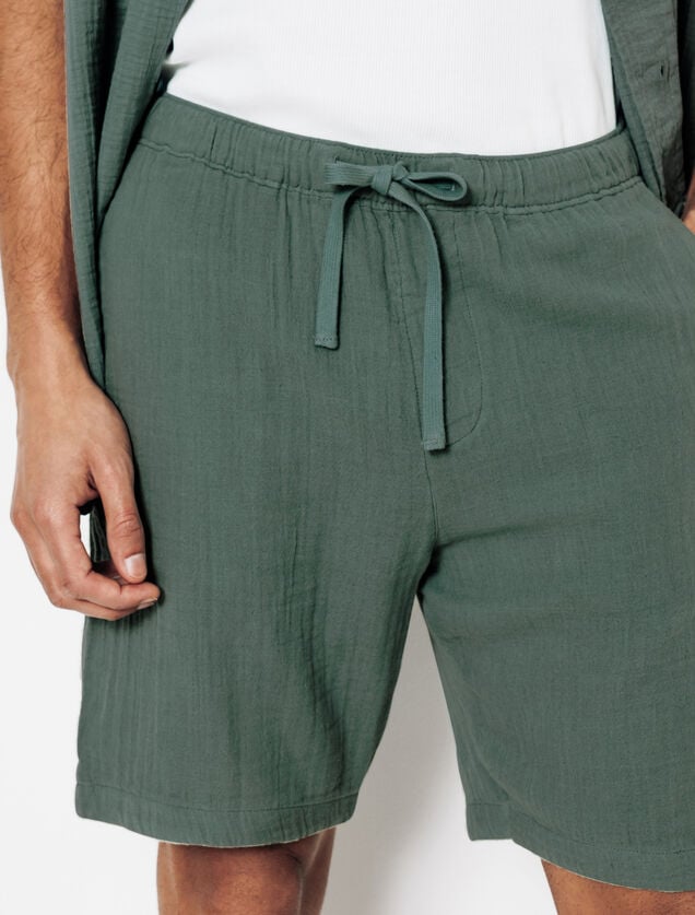 Short en gaze de coton