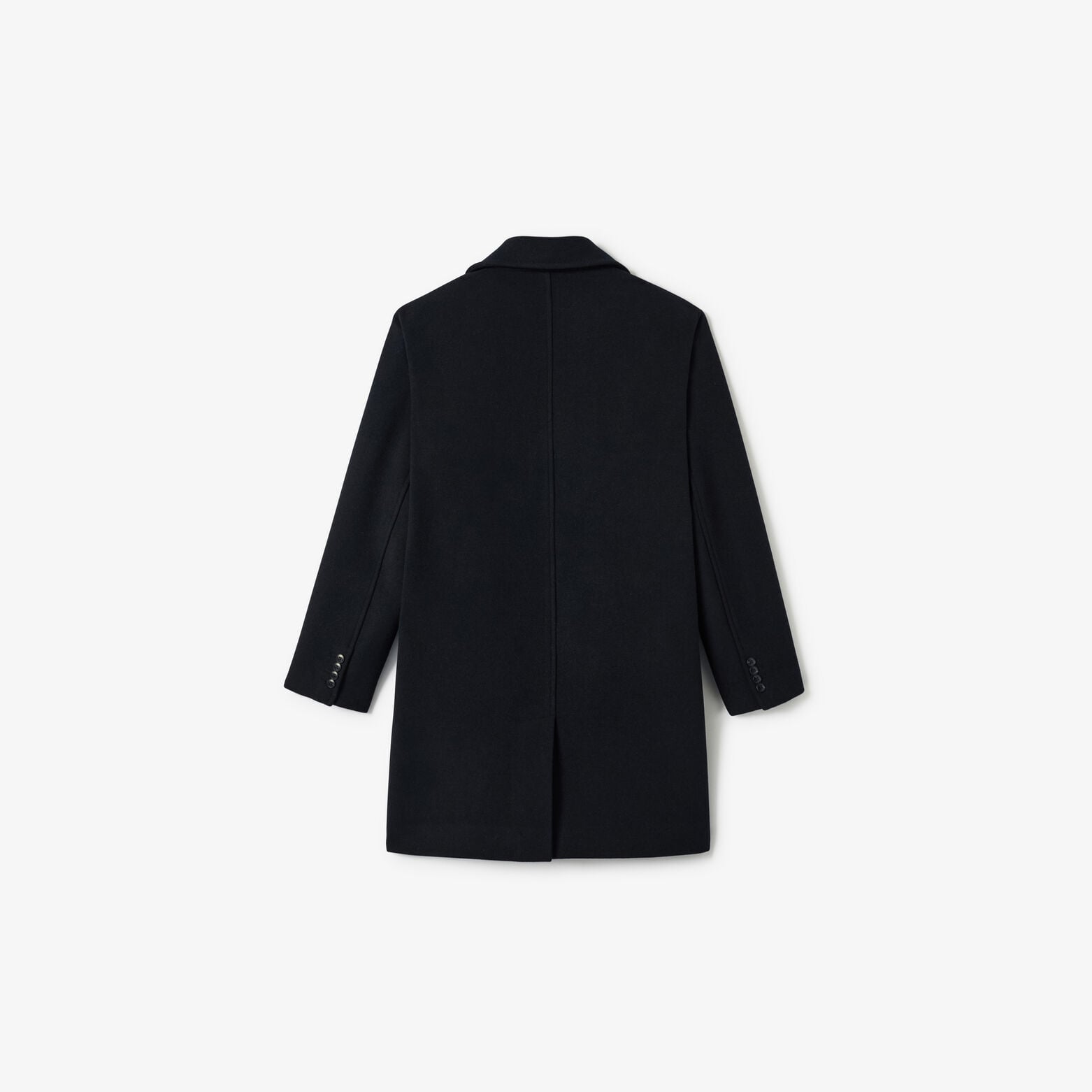 Manteau long crois&eacute; laine majoritaire