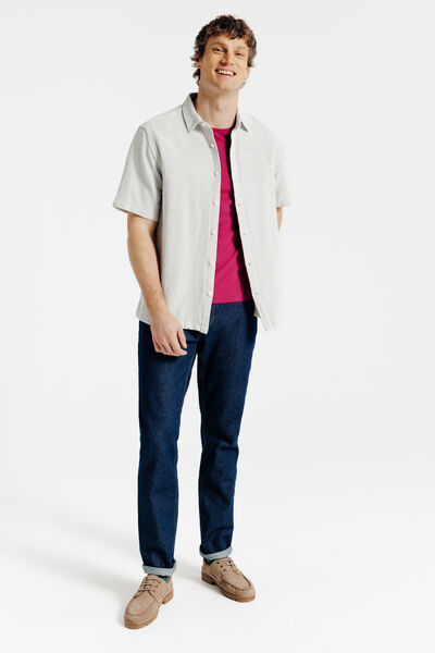 Basic T-shirt met ronde hals