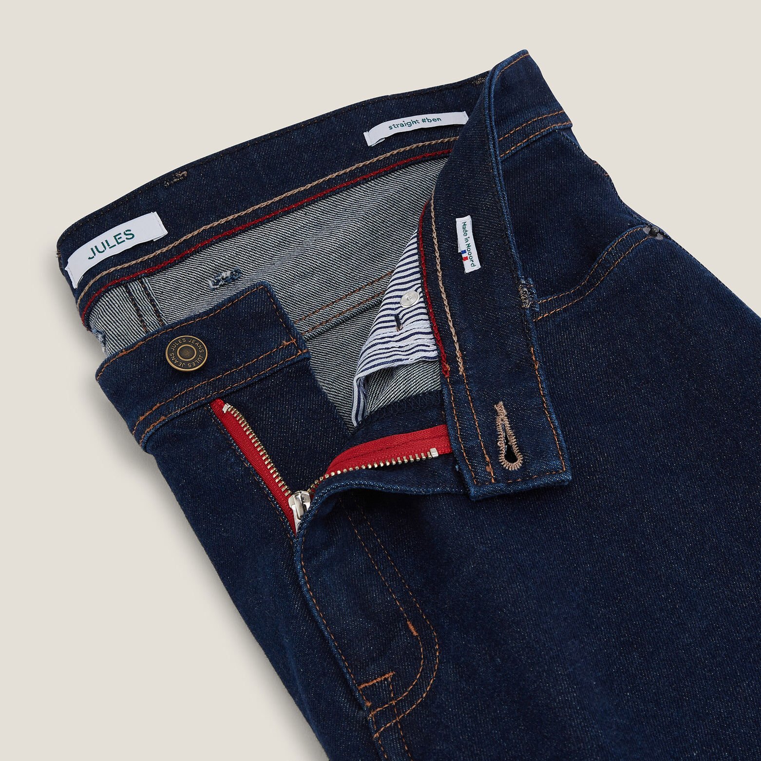 Straight cinq/neuf jeans, 3e editie, Made in Franc