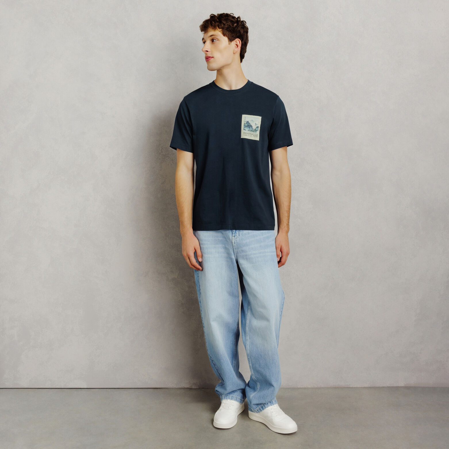 Tee shirt patch imprim&eacute; devant dos Japon