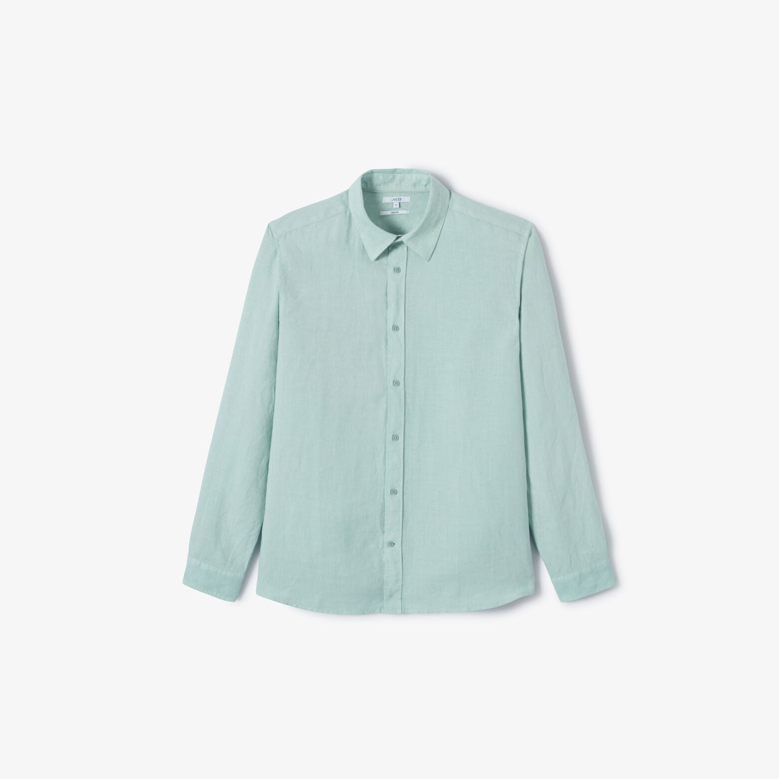Chemise 100% lin regular unie