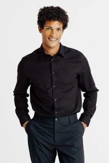 Chemise sans repassage en coton regular