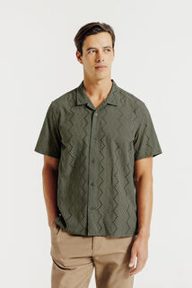 Chemisette en coton brodée