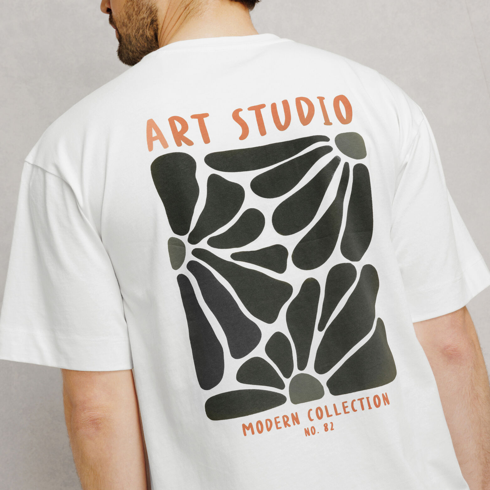 Tee shirt imprim&eacute; devant et dos fleurs