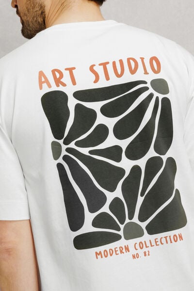Tee shirt imprim&eacute; devant et dos fleurs