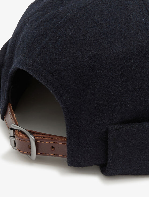 Casquette sans visi&egrave;re en flanelle