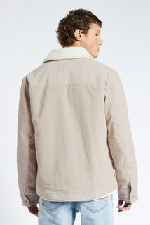 Blouson velours col chemise