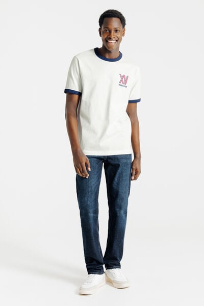 Tee shirt brod&eacute; poitrine licence France Rugby