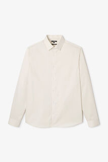 Chemise sans repassage en coton unie slim