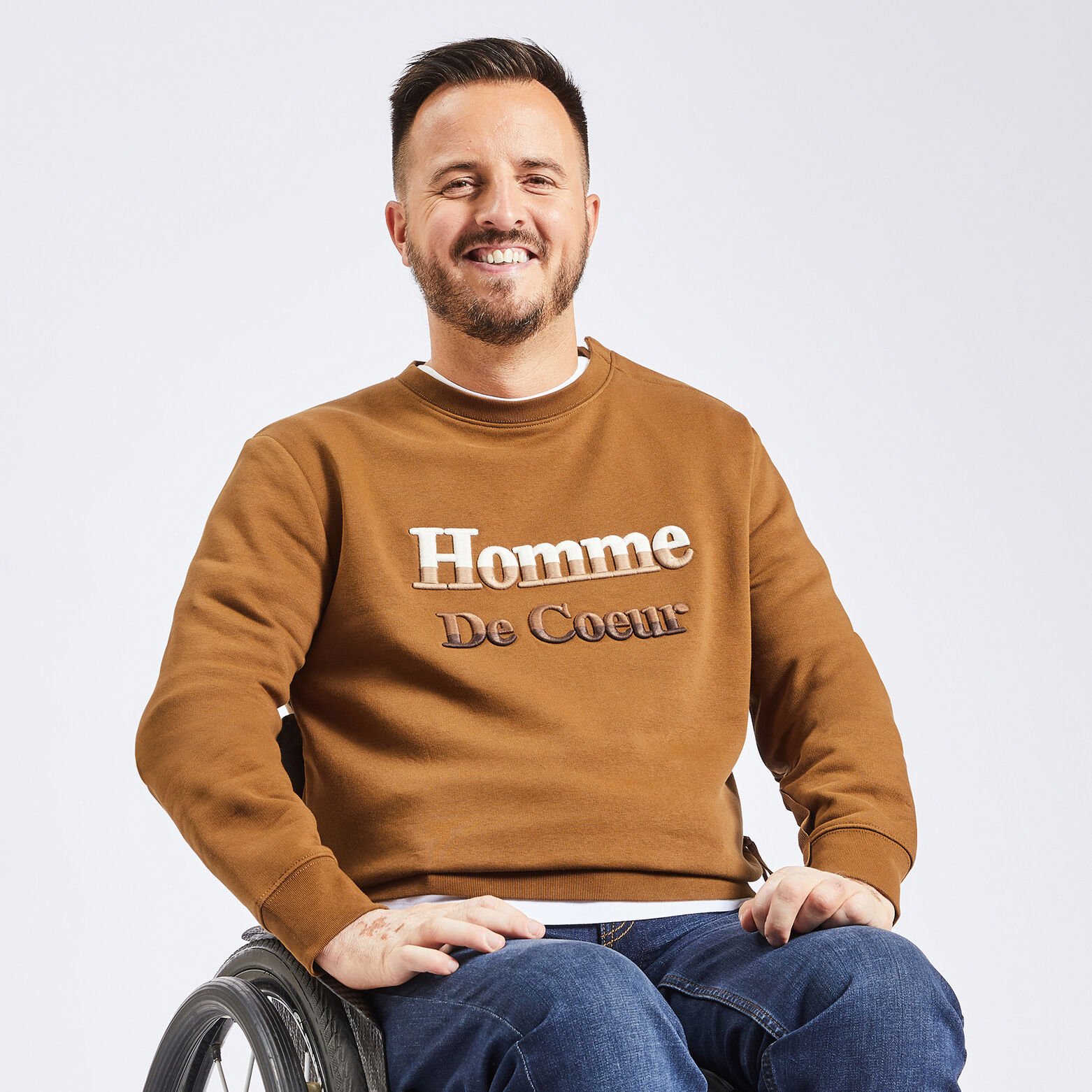 Regular sweater voor personen met beperkte mobilit