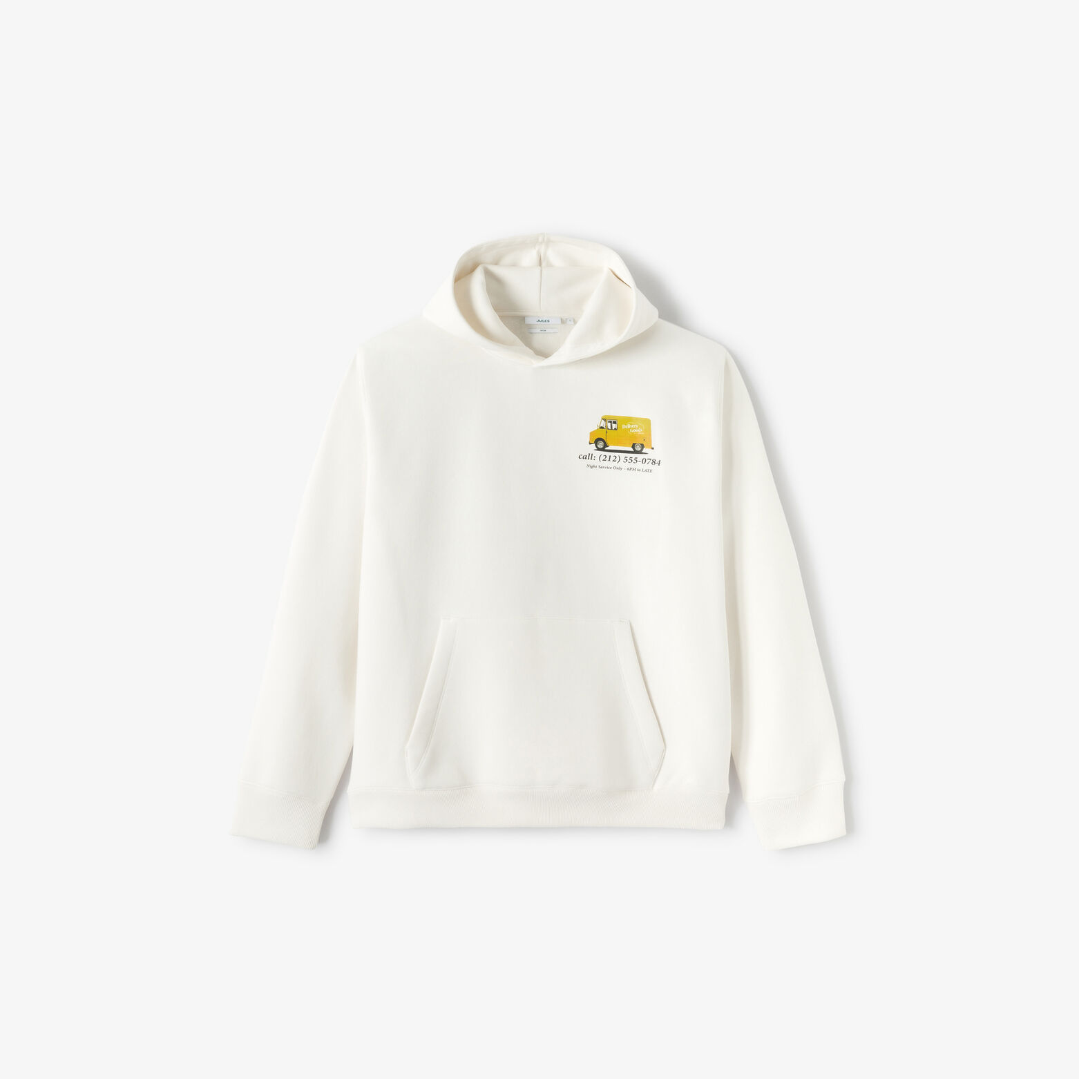 Sweat &agrave; capuche imprim&eacute; devant dos