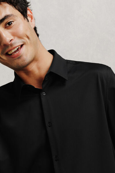 Chemise slim anti-odeur unie