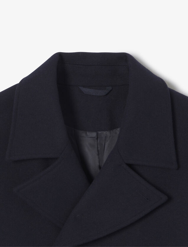 Manteau court boutonnage crois&eacute;