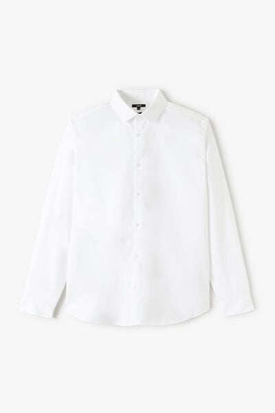 Chemise sans repassage en coton slim