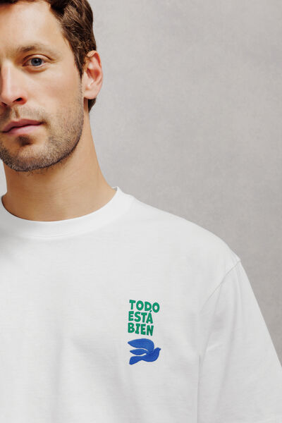 Tee shirt imprim&eacute; devant dos