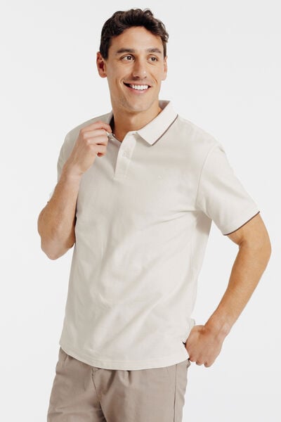 "Le Parfait by Jules" effen polo korte mouwen 