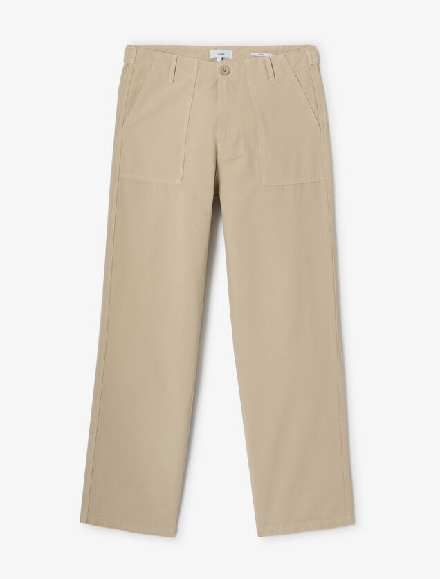 Baggy broek met timmermansdetail