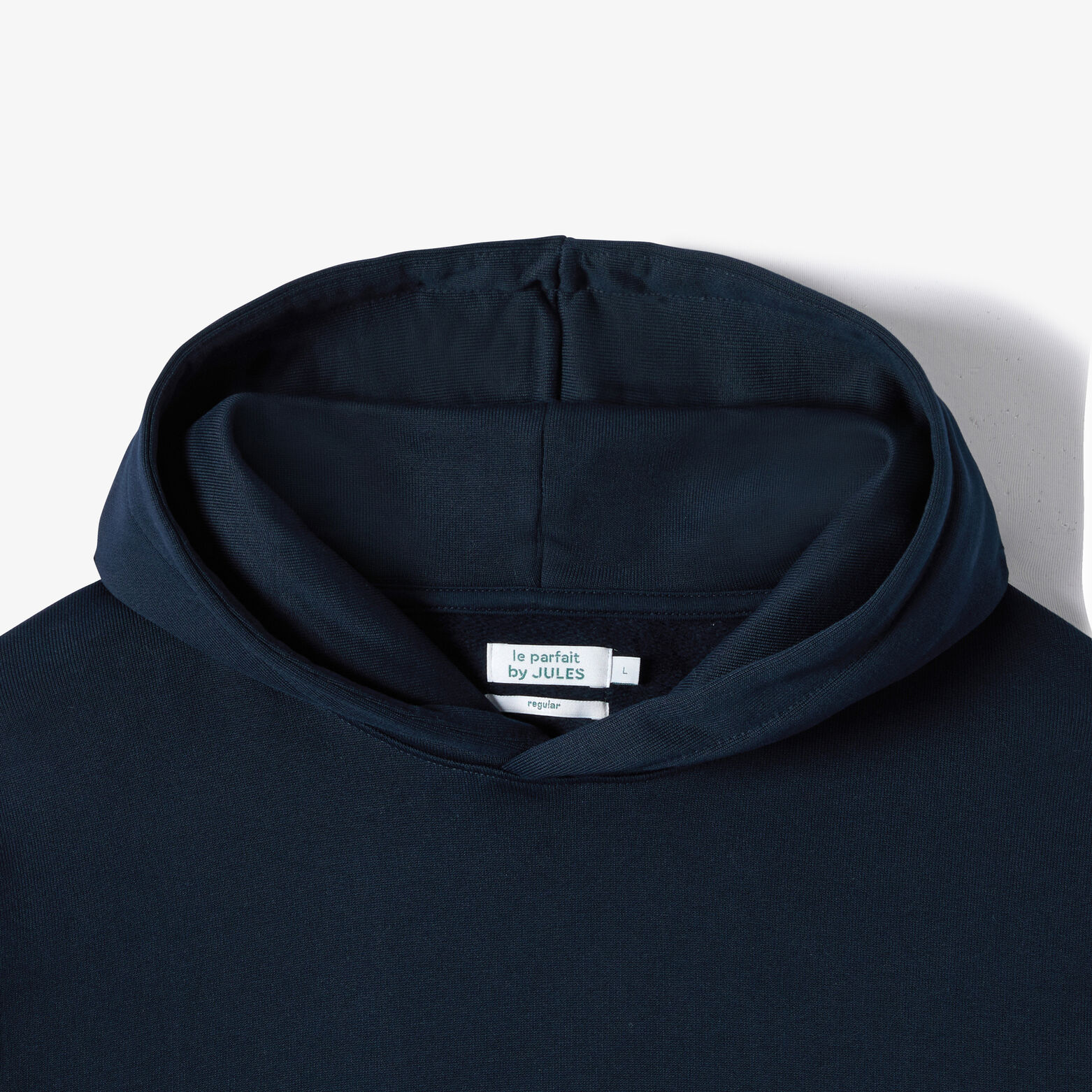 Sweat &agrave; capuche uni "le parfait by JULES"