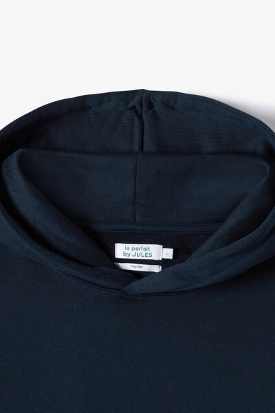Sweat &agrave; capuche uni "le parfait by JULES"