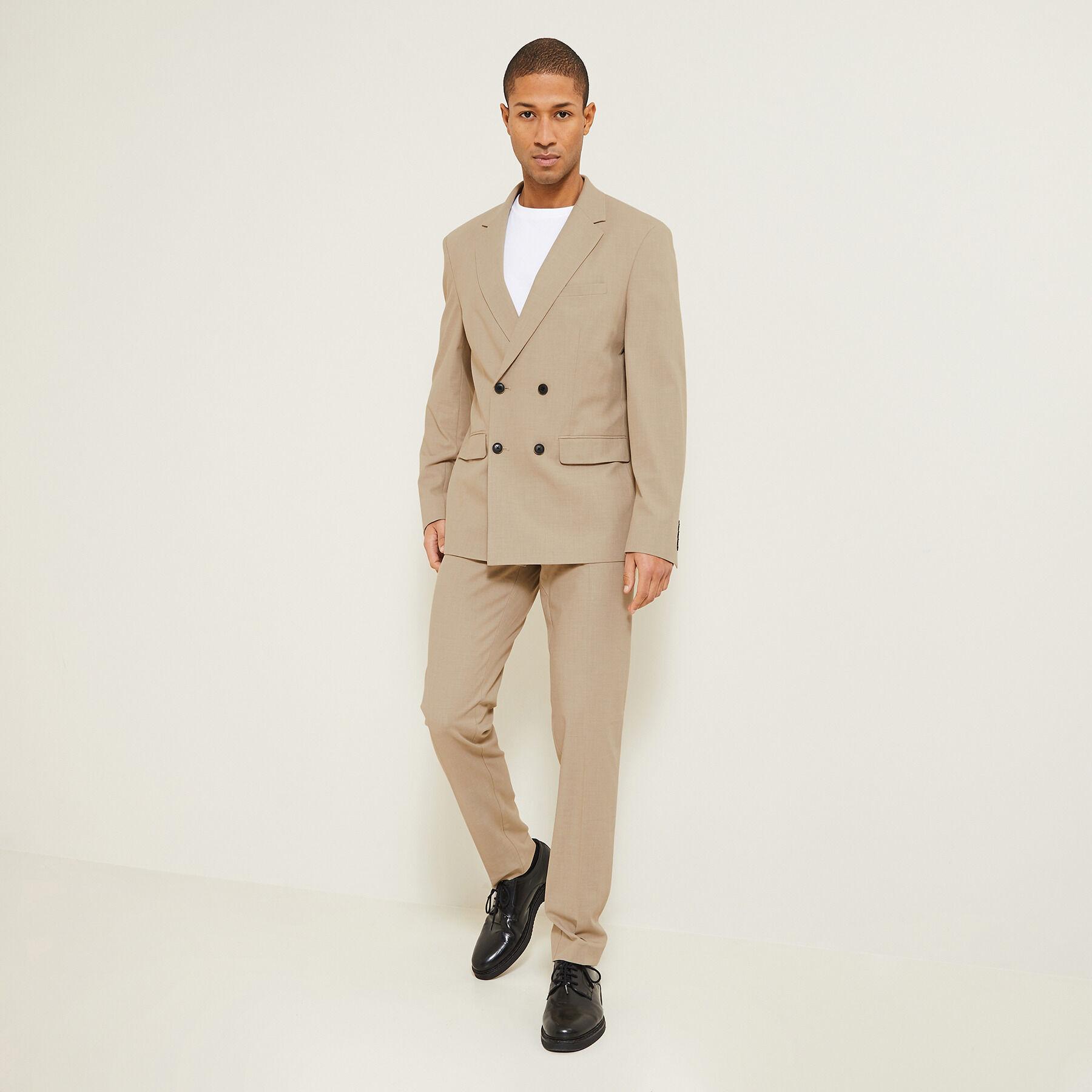 Veste regular croisee