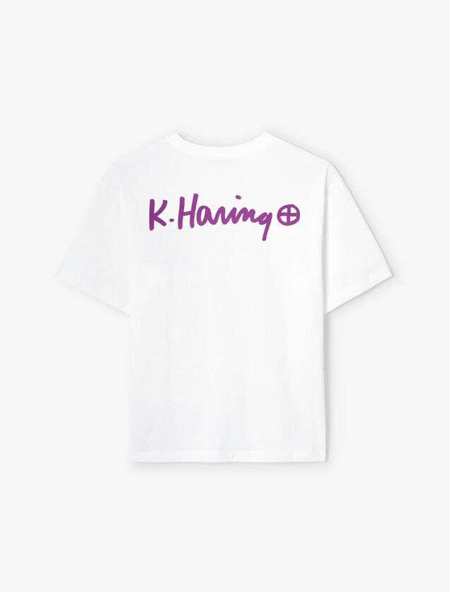 Tee shirt imprim&eacute; licence Keith Haring