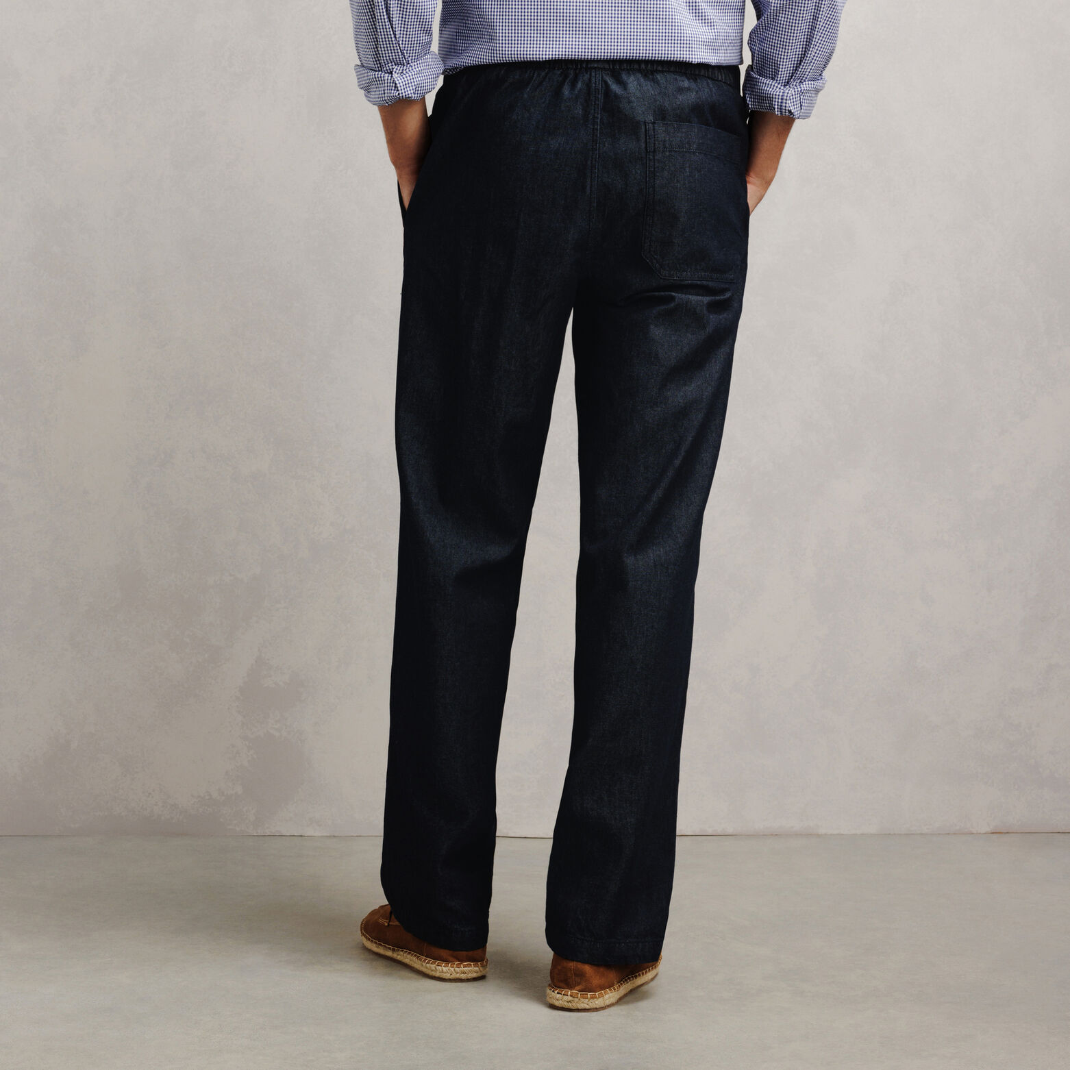 Jean loose taille &eacute;lastiqu&eacute;e